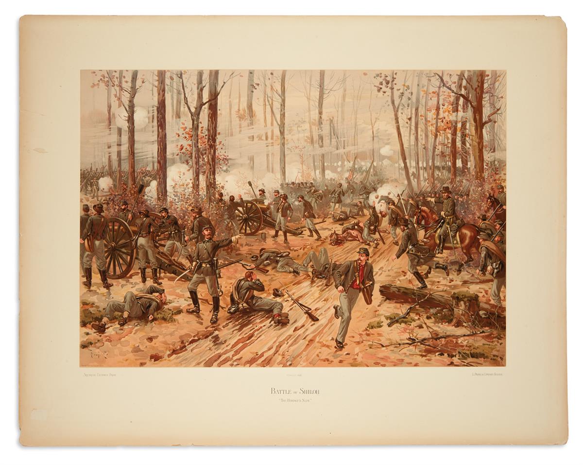 (CIVIL WAR.) Prang, Louis; after Thure de Thulstrup and J.O. Davidson. Prangs War Pictures.